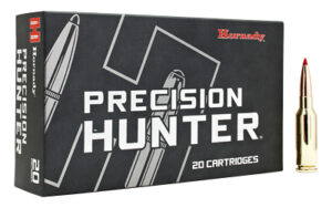 Hornady Precision Hunter ammunition box and cartridge