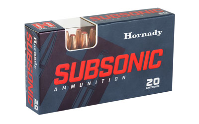 Hornady Subsonic Ammunition Box, 20 Cartridges