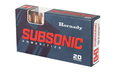 Hornady Subsonic Ammunition, 20 cartridges box