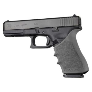 Hogue HandAll Beavertail Handgun Grip Sleeve for Glock 17 Gen 1-2-5 Slate Grey