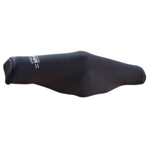 Black motorcycle seat cover, durable and padded