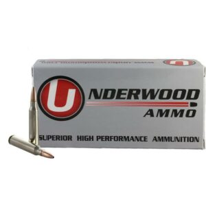 Underwood Ammo box with bullets displayed