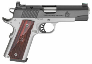 Springfield Armory pistol with wood grip