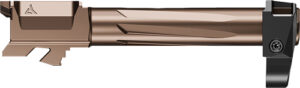 Bronze barrel for a pistol with locking lug