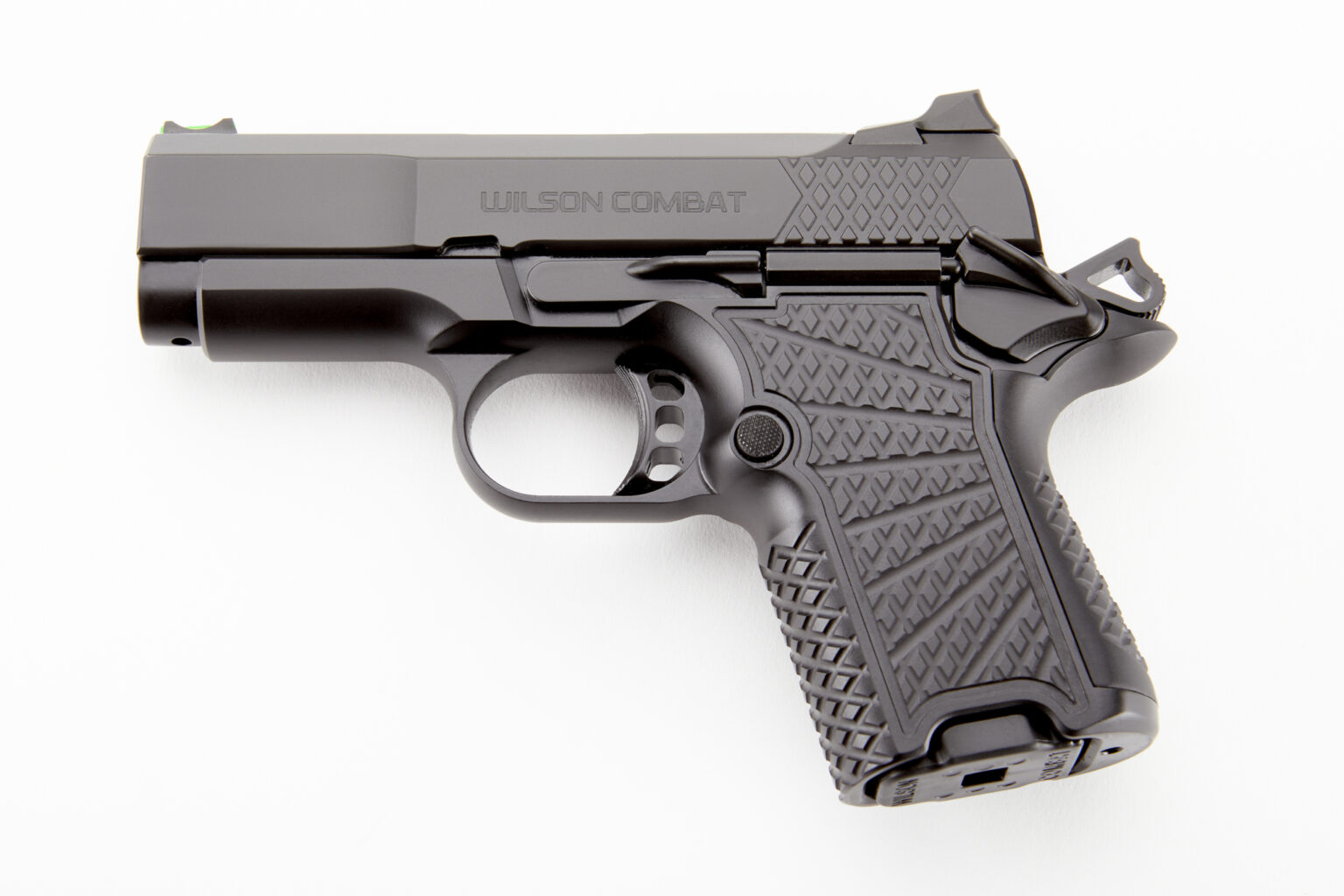 Black Wilson Combat handgun side view