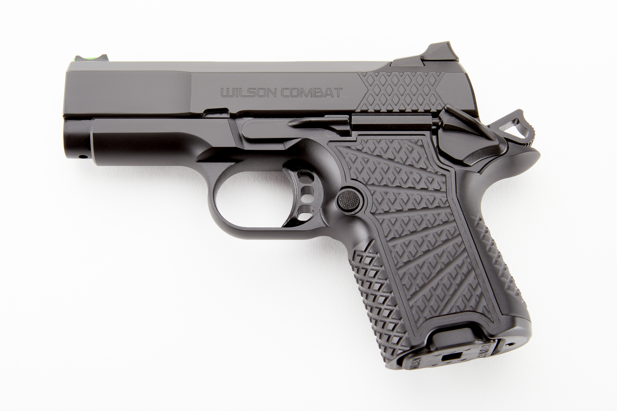 Black Wilson Combat handgun side view