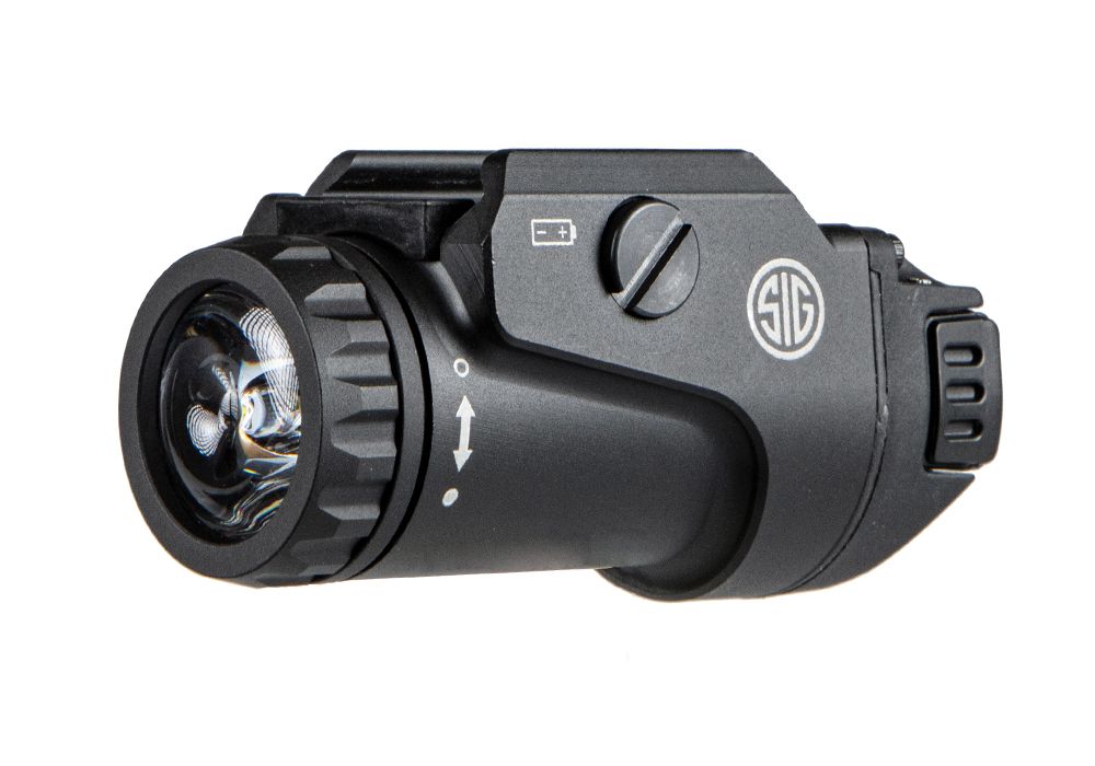 Compact LED flashlight black