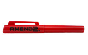 Red marker pen with Amend2 branding