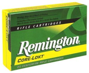 Remington Core-Lokt rifle cartridges box