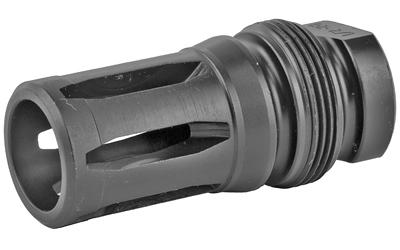Metal flash hider device for firearms