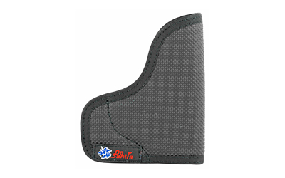 Gray pocket holster with logo