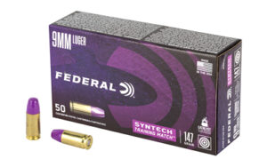 9mm Luger Federal Syntech training ammo box