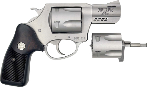 CHARTER ARMS DOUBLE DOG 2.2" - 9MM/357 MAG PORTED STAINLESS