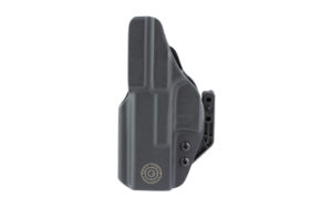 Kydex gun holster black side view