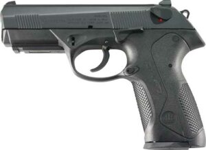 Black Beretta handgun side view