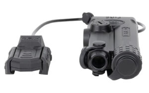 Tactical laser sight with remote pressure switch
