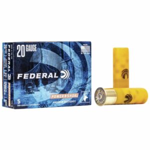Federal 20 gauge buckshot ammunition package