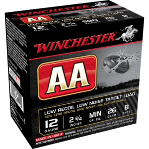 Winchester AA low recoil target load box