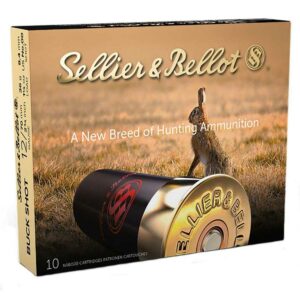 Sellier & Bellot hunting ammunition packaging with rabbit.