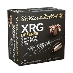 Sellier & Bellot XRG 9mm Luger ammunition box