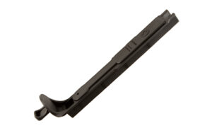 Black plastic tire lever for bike maintenance