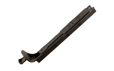 Black plastic tire lever for bike maintenance