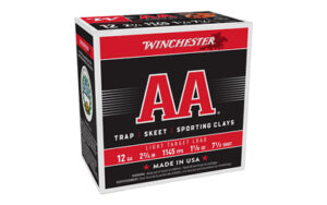 Winchester AA ammunition box for shooting sports.