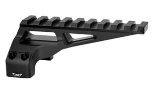 Tactical rifle scope mount with rail system