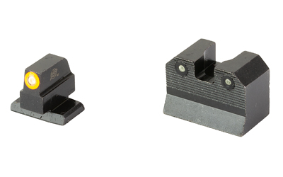 Black gun sights for accurate shooting