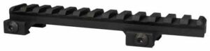 Black picatinny rail scope mount accessory