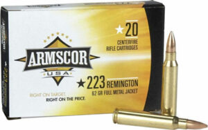 Armscor .223 Remington rifle cartridges box