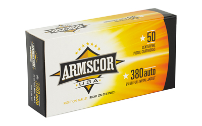 Armscor USA .380 auto pistol cartridges box