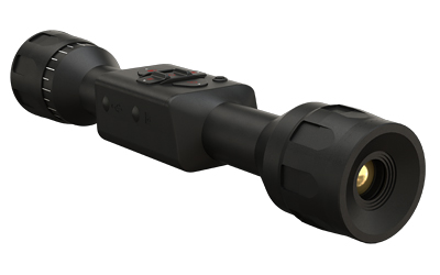 Modern black thermal imaging rifle scope