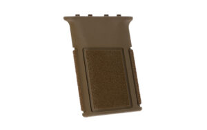 Brown tactical grip panel for firearm accessory