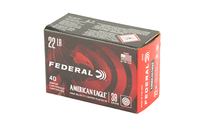 Federal American Eagle .22 LR ammunition box
