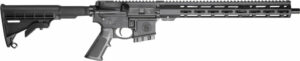 Black semi-automatic rifle side view