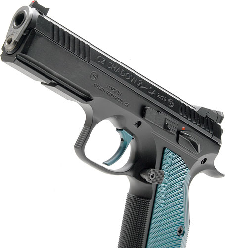 CZ handgun on white background