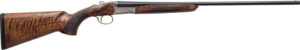 Double-barrel shotgun with wooden stock