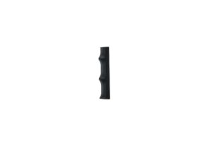 Black ergonomic door handle side view