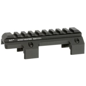 Tactical rail mount for firearm attachment.