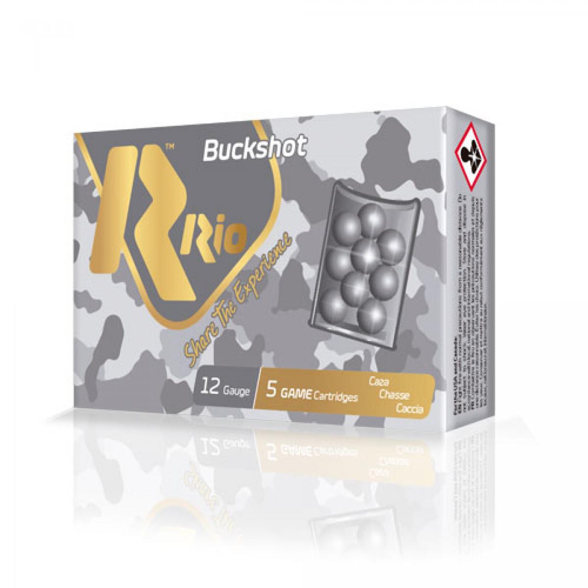 Rio buckshot 12 gauge ammunition box