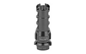Black airsoft muzzle brake for rifles