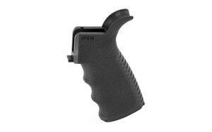 Black ergonomic rifle pistol grip