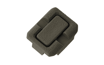 Black rectangular plastic automotive switch component