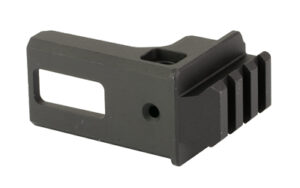 Black metal rail mount adapter accessory