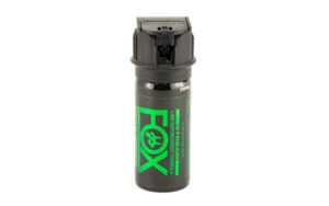 Fox pepper spray canister on white background