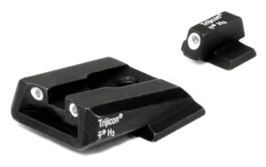 Trijicon night sights for firearms, black color