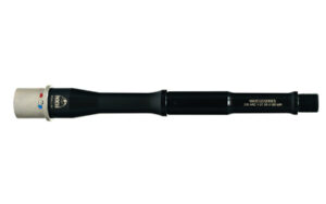 AR-15 pistol barrel, black finish, stainless steel
