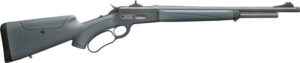 Lever-action shotgun with gray stock and barrel.