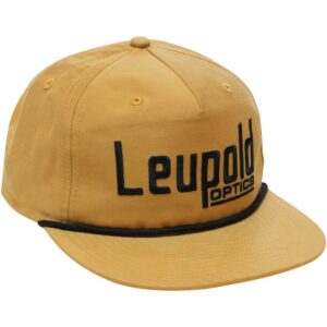Yellow cap with Leupold Optics logo.